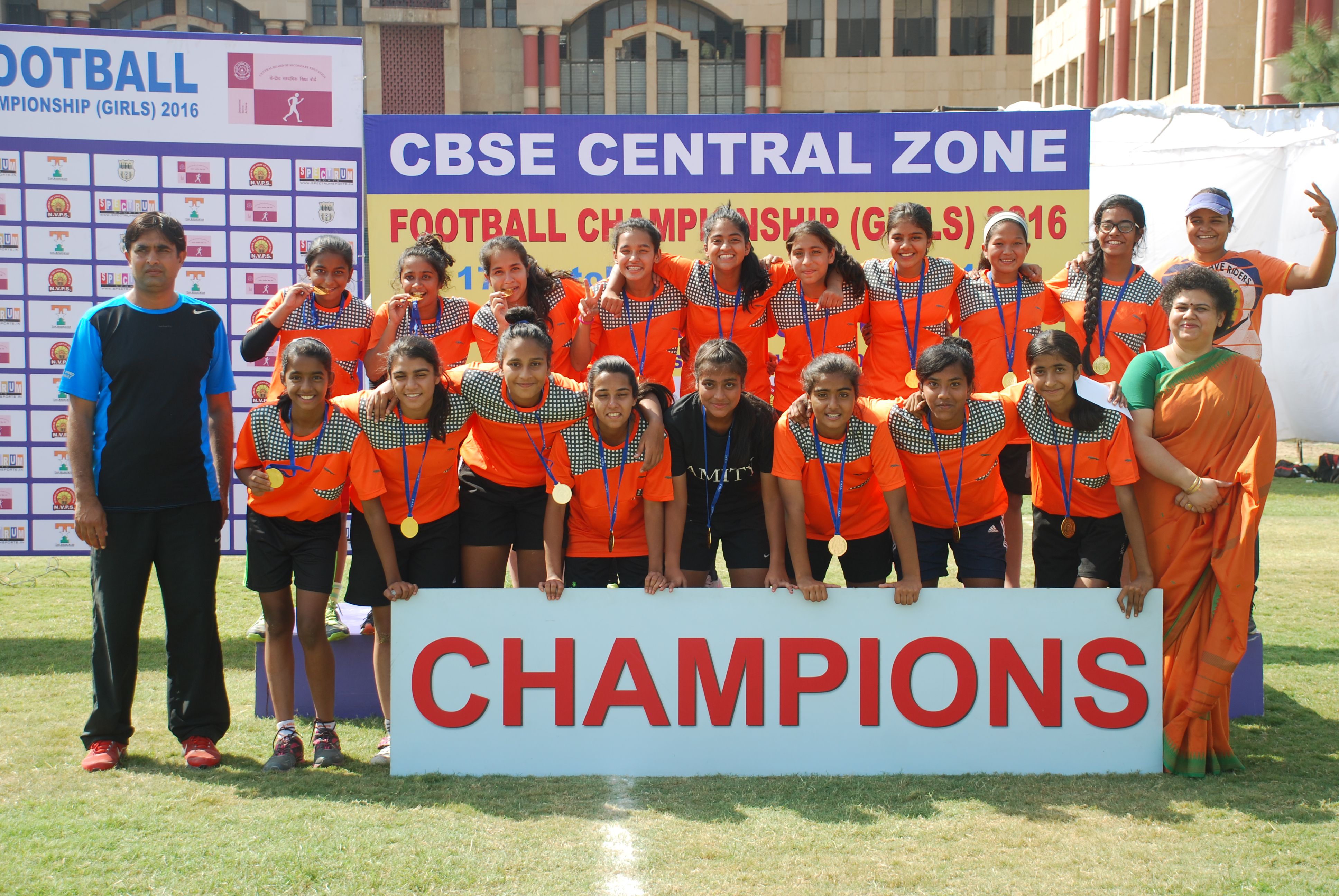 Winners of CBSE Central Zone Football Championship 2016- Ahlcon Public School, Mayur Vihar