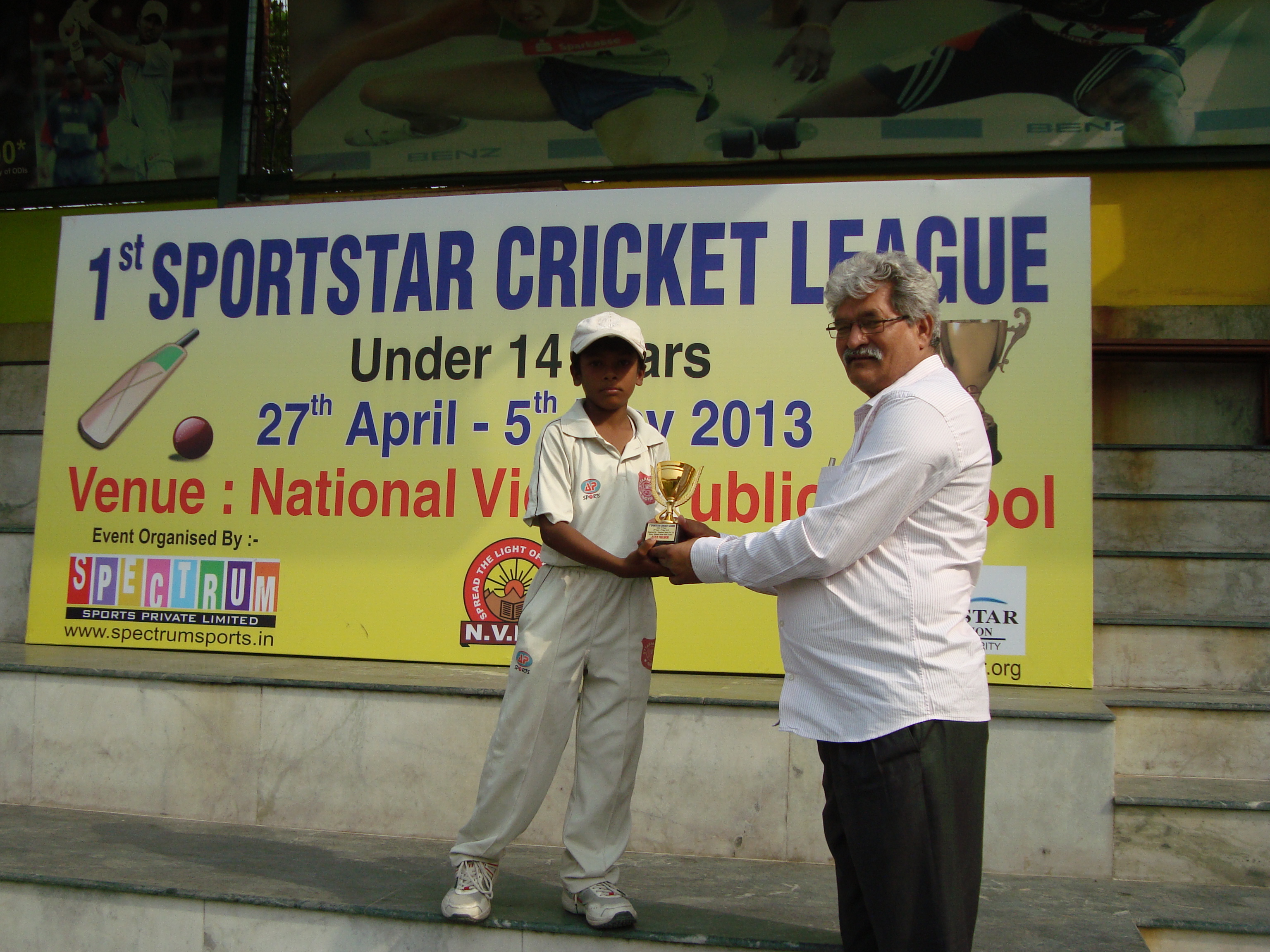 Best Fielder (Ankit of Uttaranchal Boys)